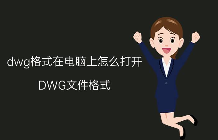 dwg格式在电脑上怎么打开 DWG文件格式